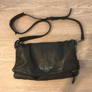 Zadig & Voltaire Black Leather Shoulder Bag